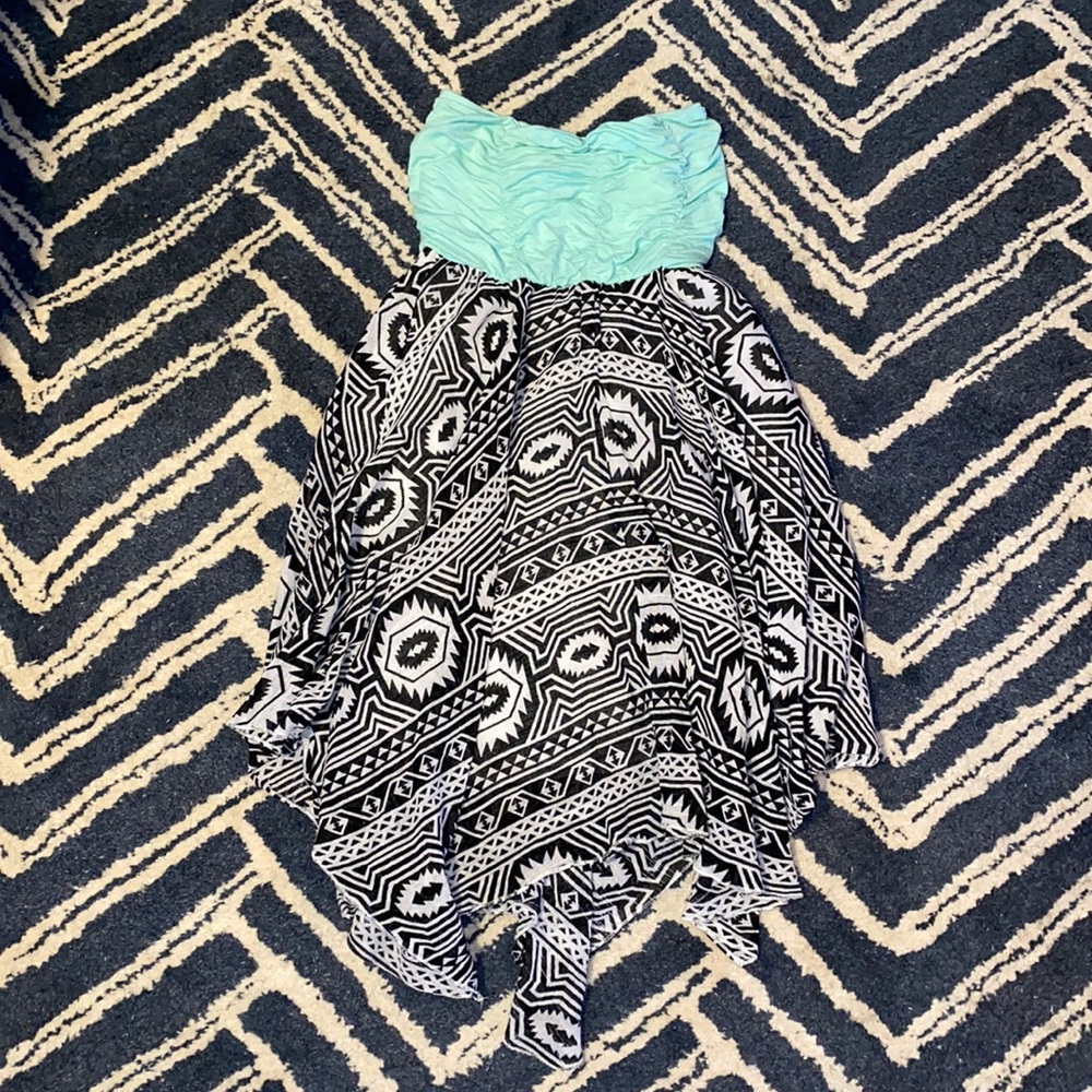Empyre Aztec Strapless Dress